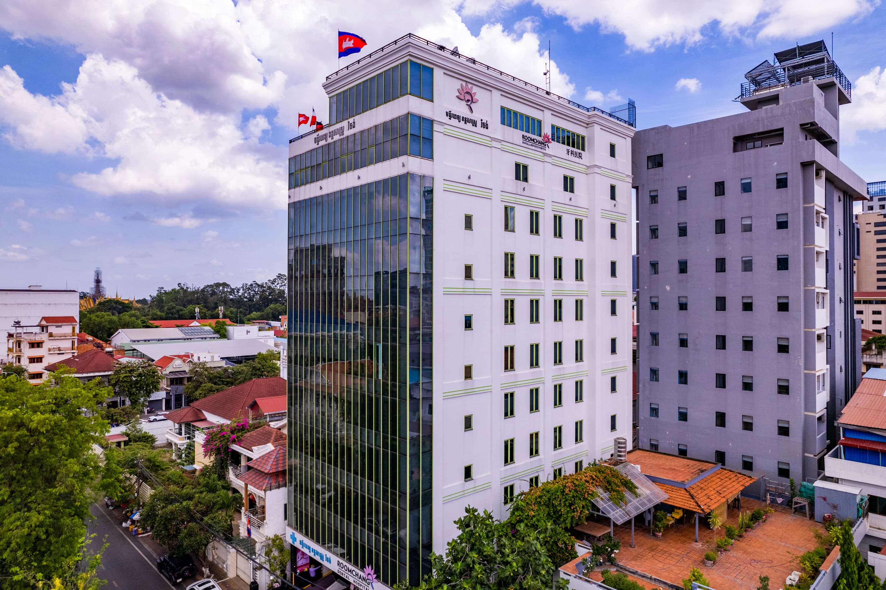រំចង់牙科医院——今日鸟瞰图